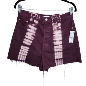 Pacsun Ultra High Rise Vintage Tie-Dye Shorts